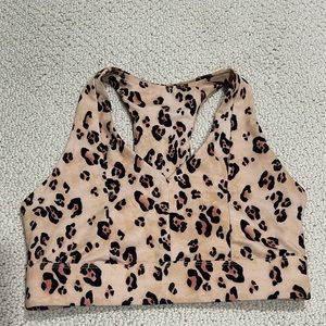 Fabletics Leopard Sports Bra
